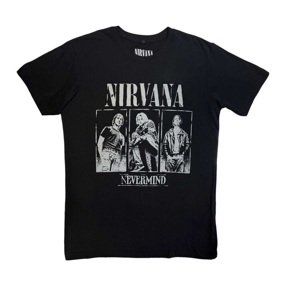 Nirvana Unisex Adult Nevermind Tracklist T-Shirt / Black